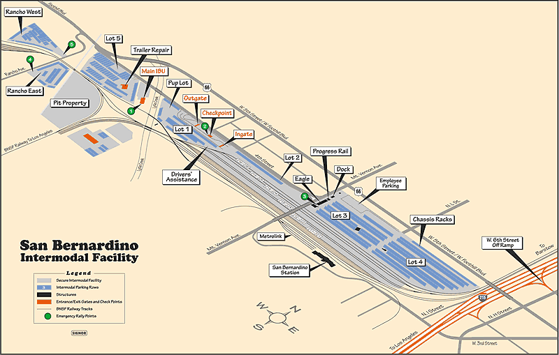 San Bernardino Map