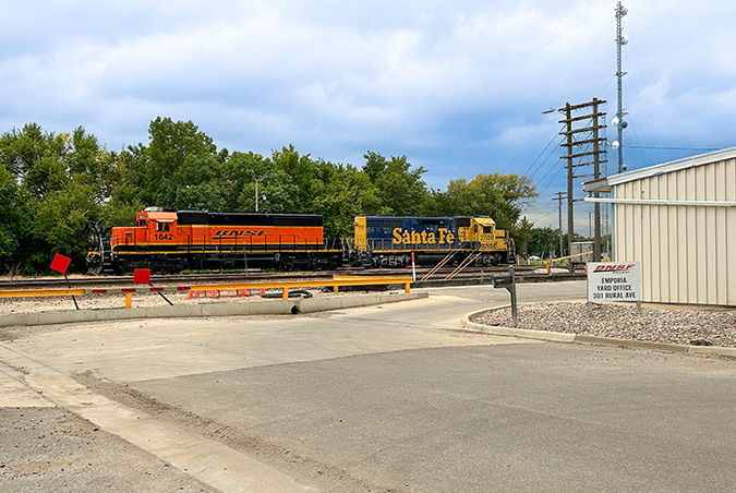 BNSF’s Emporia Yard Office in August 2026 